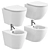 Rimless Forma Nova Toilets 3D model small image 1