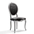 Title: Louis XV Classic Chair 3D model small image 1