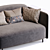 Modern Italian Design Soft Sofa 3D model small image 4