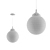 Glass Orb Pendant Light Fixture 3D model small image 2