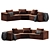 Retro Float Sofa Design Sarah 3D model small image 2