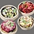 Assorted Veggie Salads Kit 3D model small image 3