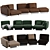 Sleek and Versatile Minotti Sofa 3D model small image 1