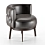 Nordic Style Armchair 3D Model 3D model small image 3