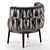 Nordic Style Armchair 3D Model 3D model small image 4