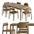 Sleek Citizen Dining Set by EMKO 3D model small image 2