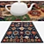 Set of 6 High-Quality Rugs 3D model small image 3