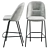 Modern Chic Duna Stool 9377 3D model small image 5