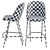 Modern Chic Duna Stool 9377 3D model small image 6