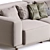 Marechiaro Curved Sofa - Italian Elegance 3D model small image 4