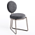  Elegant Modern Double-T Chair 3D model small image 2