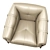 Retro Brazilian Style Armchair 3D model small image 4