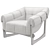 Retro Brazilian Style Armchair 3D model small image 5