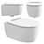 Geberit ONE Wall Toilet, KeraTect 3D model small image 1