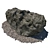 Landscape Stone Set for Park 3D model small image 4