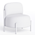 Bolzan Letti FLAG Small Armchair 3D model small image 3