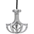 Sable Art Deco Chandelier Fixture 3D model small image 2