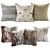 Fur Decorative Cushion Set 2 3D model small image 5