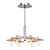 Elegant Milla 6 Light Chandelier 3D model small image 1