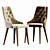 Elegant Wooden Chair 2015 Model 3D model small image 1