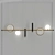 Sleek Modern Island Light Fixture 3D model small image 2