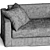 Convertible Meridiani Law Double Sofa 3D model small image 3