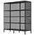 Modern BEKANT Rack Bookcase 3D model small image 2