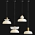 Japanese Bamboo Pendant Lamp 3D model small image 4