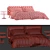 Modern Upholstered Bed 3D Model 3D model small image 4