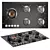 Asko Appliance Set: Hobs, Hoods 3D model small image 2