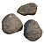 Landscaping Stone Set 3D model small image 1