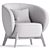 Tilar Set 1 Armchair Collection 3D model small image 4