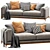 Modern Designer Sofa: Timeless Elegance 3D model small image 2