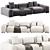 Customizable Modular Sofa Lapis 296 3D model small image 3