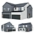 American House Low Poly Model 3D model small image 6