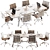 2015 IKEA Conference Table Set 3D model small image 5