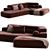 RIFT Sofa: Stylish Contemporary Elegance 3D model small image 1