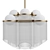 Elegant Celestial Chandelier: VRay Model 3D model small image 1