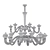 Elegant Metropolis Chandelier 3D model small image 2