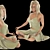 Yoga Chic Tank Top 3D model small image 1