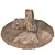  Lizard Stone Set with Grass 3D model small image 2