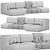 PADUN Modular Sofa 2015 Design 3D model small image 5