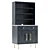 UV Unwrapped Storage Cabinet 3D model small image 1