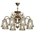 Freya Chandelier FR2405 Elegant Bronze 3D model small image 2