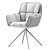 Swivel Mechanism Stool Lotta 3D model small image 3