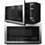 Samsung Bespoke Over-Range Microwave 3D model small image 2