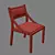 Seadrift Oak Upholstered Dining Chair 3D model small image 9