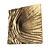 Metal Wave Wall Art Panel 3D model small image 5