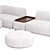 Modern Elegant Rene Sofa 3D 3D model small image 3