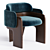 Modern Quartet Chair by Raphael 3D model small image 1